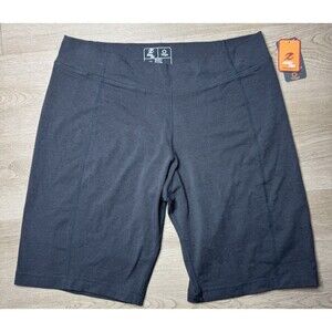 Energy Zone Yoga Shorts Moisture Wicking Gray Size 1X Stretch